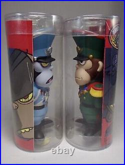 2 Funko MONKEY VS. ROBOT Spastik Plastik NIP vinyl war dictator figures LTJ POP