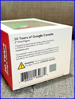 Android Mini Collectible Figure Google Edition GE 20 Years of Google Canada