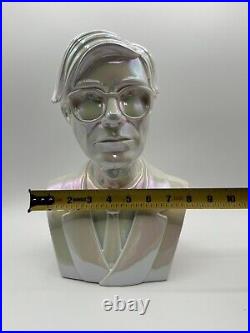 Andy Warhol Bust (Iridescent) 2022 Kidrobot 12 Vinyl Figure