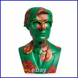 Andy Warhol Bust Kid Robot Vinyl Art Sculpture Dollar Sign Variant