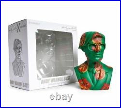 Andy Warhol Bust Kid Robot Vinyl Art Sculpture Dollar Sign Variant