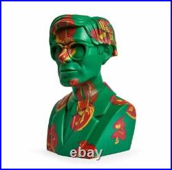 Andy Warhol Bust Kid Robot Vinyl Art Sculpture Dollar Sign Variant