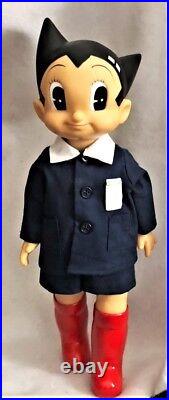 BILLIKEN 18 ASTROBOY wCLOTH SCHOOLBOY UNIFORM VTG MIGHTY ATOM MIB ANIME ROBOT