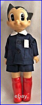 BILLIKEN 18 ASTROBOY wCLOTH SCHOOLBOY UNIFORM VTG MIGHTY ATOM MIB ANIME ROBOT