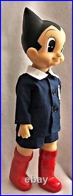 BILLIKEN 18 ASTROBOY wCLOTH SCHOOLBOY UNIFORM VTG MIGHTY ATOM MIB ANIME ROBOT