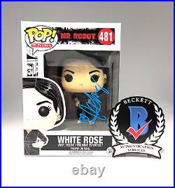 Bd Wong Signed Autograph Mr Robot Pop 481 Beckett Bas White Rose