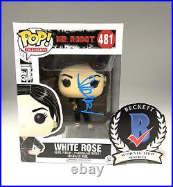 Bd Wong Signed Autograph Mr Robot Pop 481 Beckett Bas White Rose