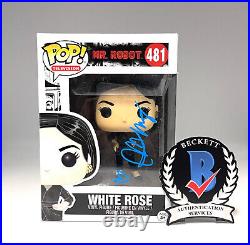 Bd Wong Signed Autograph Mr Robot Pop 481 Beckett Bas White Rose