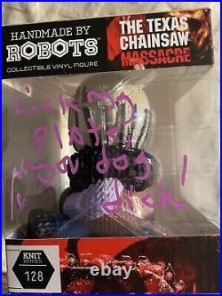 Bill Moseley Signed Chop Top Knit-Look 5-in Vinyl Handmade By Robots