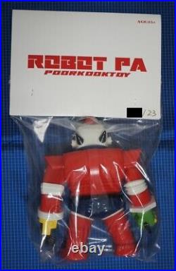 Brand new poorkook robot pa robot soft vinyl figure poorkooktoy