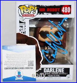 Carly Chaikin Signed Autographed Darlene Mr Robot Funko Pop Beckett PSA JSA