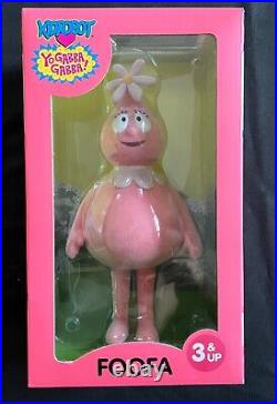 FOOFA YO GABBA GABBA Flocked Vinyl Art Toy Rare 2007 KID ROBOT