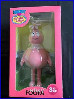 FOOFA YO GABBA GABBA Flocked Vinyl Art Toy Rare 2007 KID ROBOT