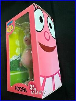 FOOFA YO GABBA GABBA Flocked Vinyl Art Toy Rare 2007 KID ROBOT