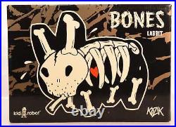 Frank Kozik Kidrobot Labbit Bones Glow GID 10 Vinyl Figure Signed