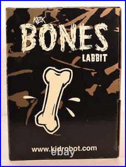 Frank Kozik Kidrobot Labbit Bones Glow GID 10 Vinyl Figure Signed