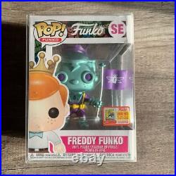 Freddy Funko metallic teal robot