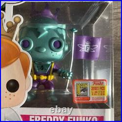 Freddy Funko metallic teal robot