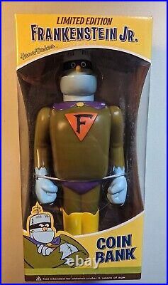 Funko Frankenstein Jr. Limited edition 12 inch coin bank Hanna Barbera robot