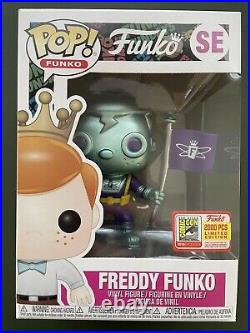 Funko POP! FREDDY FUNKO Space Robot Teal SDCC Fundays LE 2000 Metallic Rare HTF