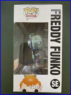 Funko POP! FREDDY FUNKO Space Robot Teal SDCC Fundays LE 2000 Metallic Rare HTF