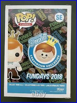 Funko POP! FREDDY FUNKO Space Robot Teal SDCC Fundays LE 2000 Metallic Rare HTF