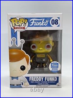 Funko POP! Freddy Funko Robot (Gold) Funko Shop Exclusive LE2000 RARE