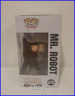 Funko POP! MR ROBOT #478 Signed RAMI MALEK COA