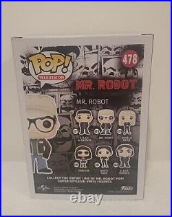 Funko POP! MR ROBOT #478 Signed RAMI MALEK COA