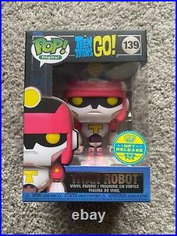 Funko POP! Teen Titans Go! #139 Titan Robot Grail LE 999 withSoft Protector! Mint