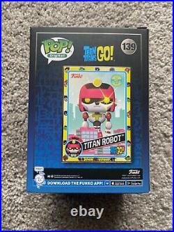 Funko POP! Teen Titans Go! #139 Titan Robot Grail LE 999 withSoft Protector! Mint