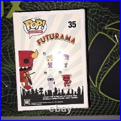 Funko Pop! #35 Futurama Robot Devil with Fiddle/Violin Toy Tokyo withProtector