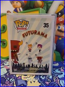 Funko Pop! #35 Futurama Robot Devil with Fiddle/Violin Toy Tokyo withProtector