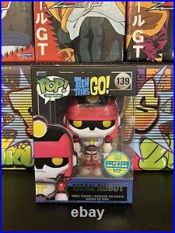 Funko Pop Digital #139 Titan Robot Grail 999 Pcs Teen Titans Go! Misprint ERROR