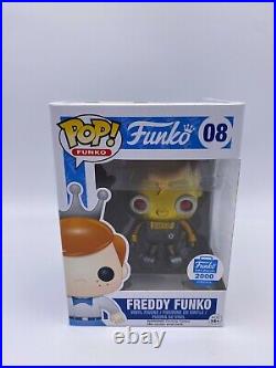 Funko Pop Freddy Funko #08 Gold Robot Exclusive Vinyl Figure 2000pcs withProtector