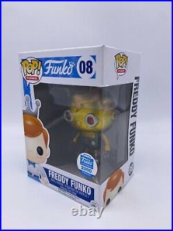 Funko Pop Freddy Funko #08 Gold Robot Exclusive Vinyl Figure 2000pcs withProtector