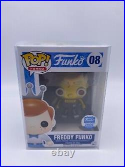 Funko Pop Freddy Funko #08 Gold Robot Exclusive Vinyl Figure 2000pcs withProtector