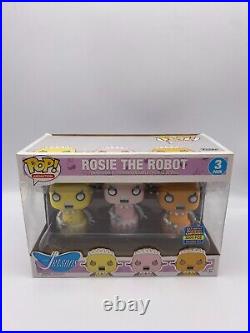 Funko Pop Rosie The Robot 3Pack The Jetsons Animation Vinyl Figures 2017 SDCC