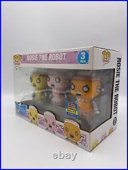 Funko Pop Rosie The Robot 3Pack The Jetsons Animation Vinyl Figures 2017 SDCC