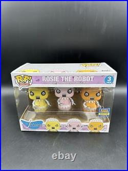 Funko Pop Rosie The Robot 3Pack The Jetsons Vinyl Figures 2017 SDCC 2000 Pieces