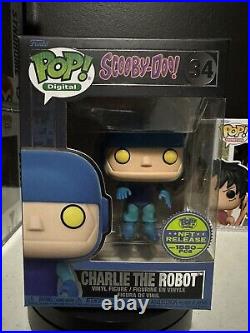 Funko Pop Scooby-Doo Charlie the Robot 34 Limited Edition of 1550 Hard Protector