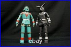 Johnny Sokko Giant Robot 30 cm Figure GR1 + GR2 set RARE