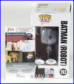 Kevin Conroy Batman The Animated Series Robot #193 Signed Funko Pop PSA JSA