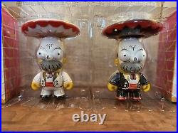 KidRobot The Simpsons Day of the Dead Homer x1 Black & x1 White NYCC EXCLUSIVE