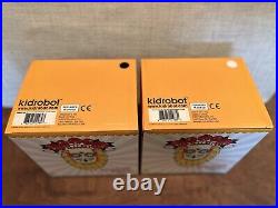 KidRobot The Simpsons Day of the Dead Homer x1 Black & x1 White NYCC EXCLUSIVE