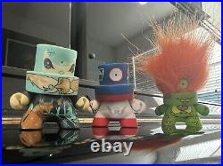 Kidrobot Fatcap Series 3 Lot Vinyl Figures Designer Art Toys Urban Dunny