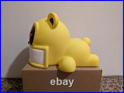 Kidrobot Reach Bear Yellow Vinyl Figure 6 Designer Urban Art 2008