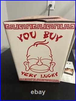 Kidrobot SDCC Exclusive Gold Homer Buddha 2012 Release /500 Pieces Never Open