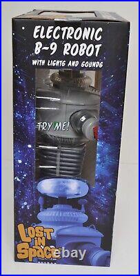 Lost in Space 11 ELECTRONIC B-9 ROBOT Diamond Select Toys + Lights & Sounds