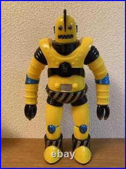 Meteoritetoy Robot 78 Yellow Molded Soft Vinyl